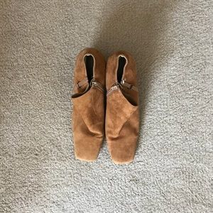 Classic suede ankle boots